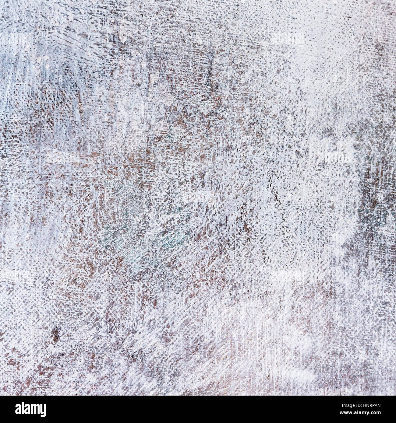 Grau glatt-handgemalte abstrakte Leinwand Hintergrund Stockfoto