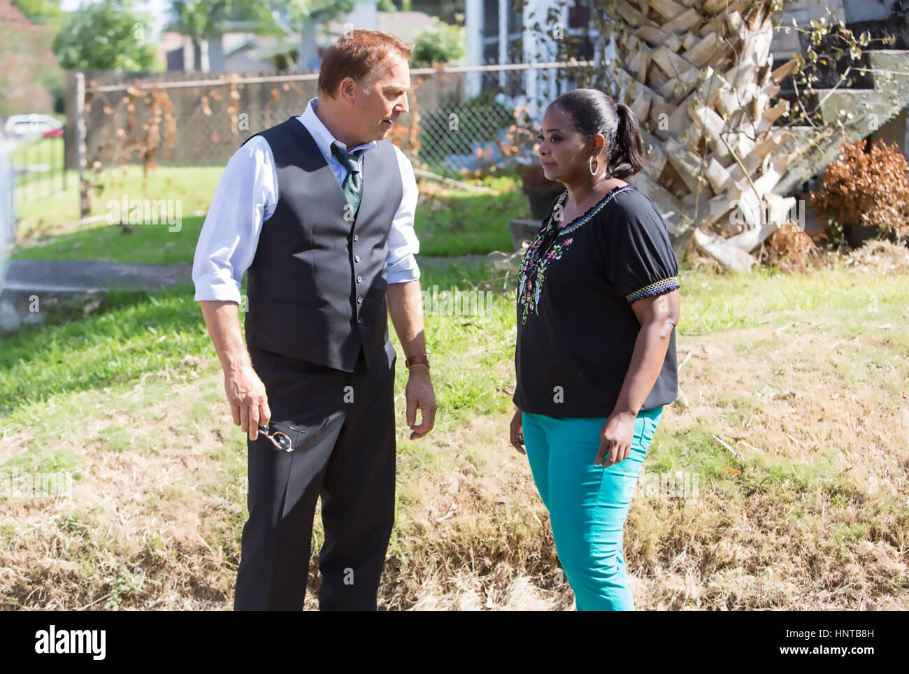 SCHWARZE oder weiße 2014 Relativity Media Film mit Octavia Spencer und Kevin Costner Stockfoto