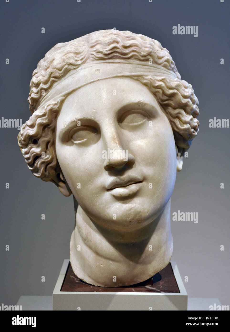 Leiter des Dionysos zu sprechen oder singen. (Römische Kopie nach einem griechischen original 250 v. Chr.) Griechisch, Griechenland. Stockfoto