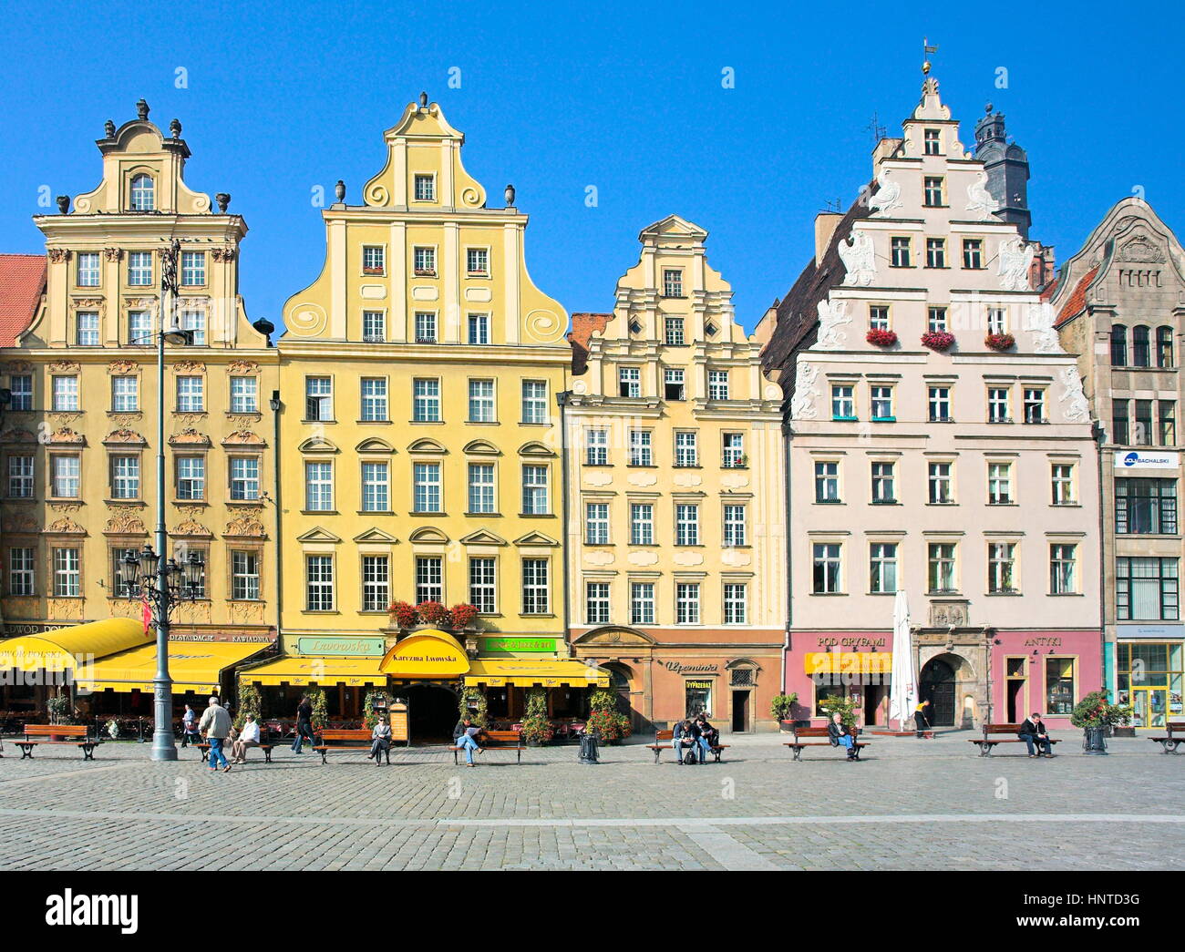 Altstadt in Wroclaw, Polen Stockfoto