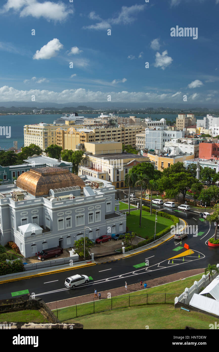 PLAZA DE COLON ALTSTADT SAN JUAN PUERTO RICO Stockfoto