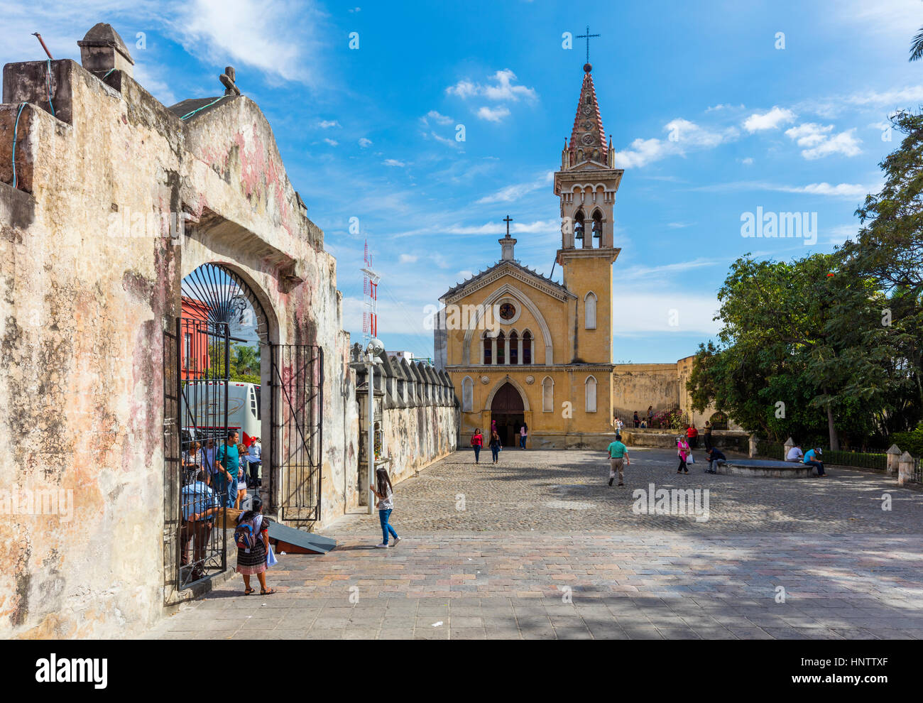 Stock Foto - Tercera Orden Kirche (1736), Cuernavaca, Morelos, Mexiko Zustand Stockfoto