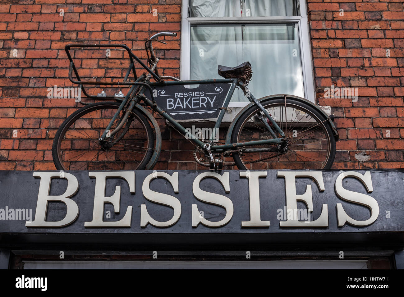 Bessies Bäckerei, Warrington, Cheshire, UK Stockfoto