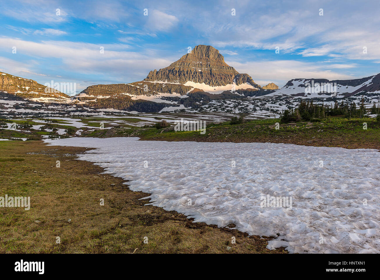 Schöne Landscpae Fotografie in Glacier Nationalpark Montana Stockfoto
