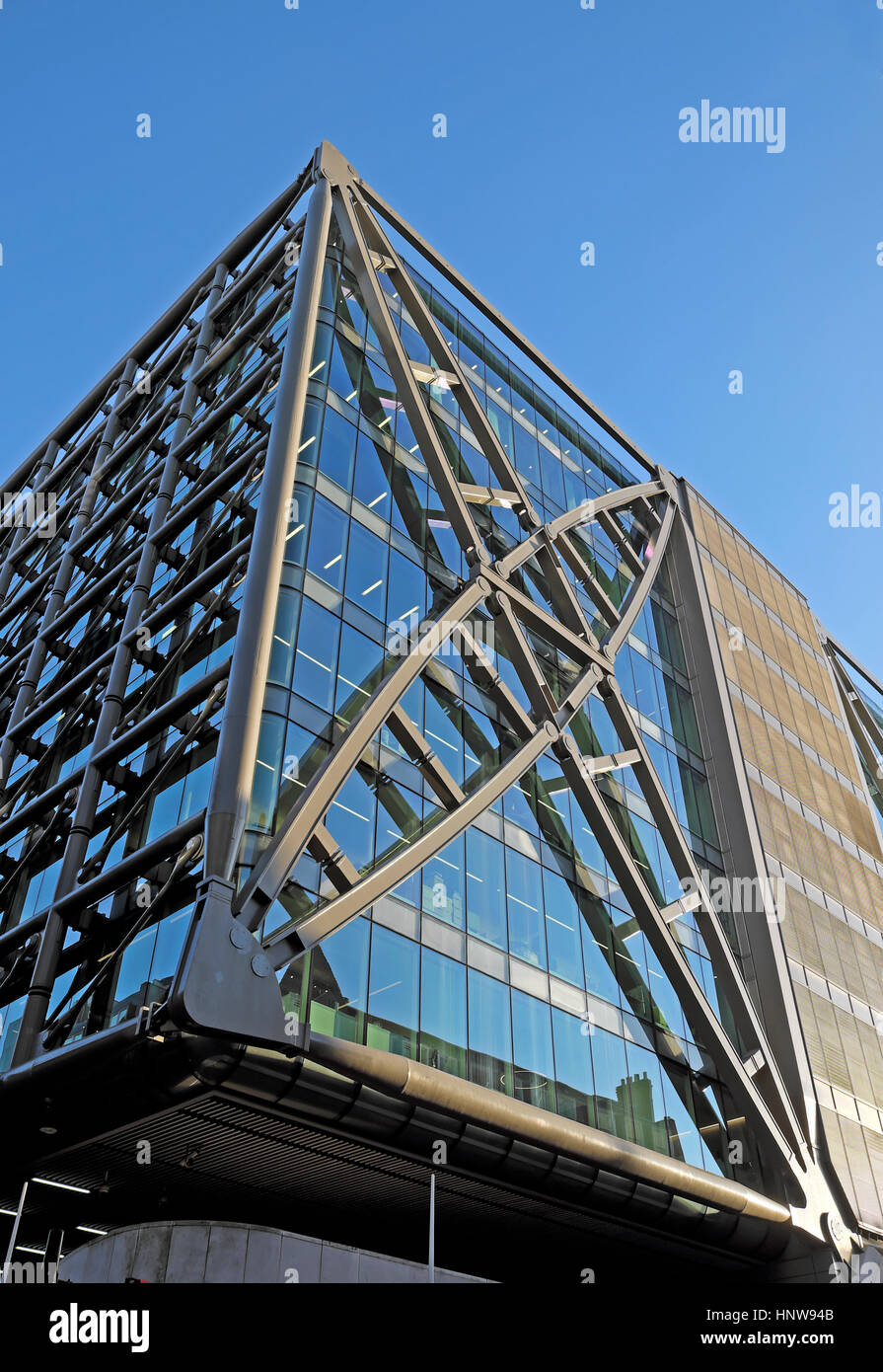 Außenansicht der Bahnhof Cannon Street, London UK KATHY DEWITT Stockfoto