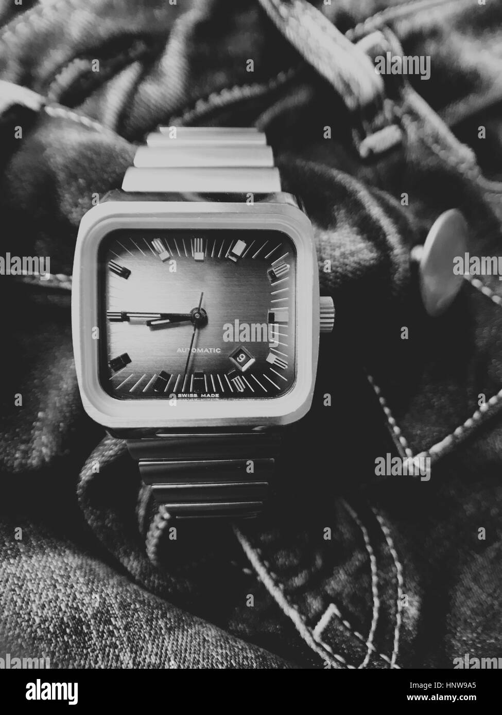 Vintage Zenith Damen automatische Armbanduhr Stockfoto