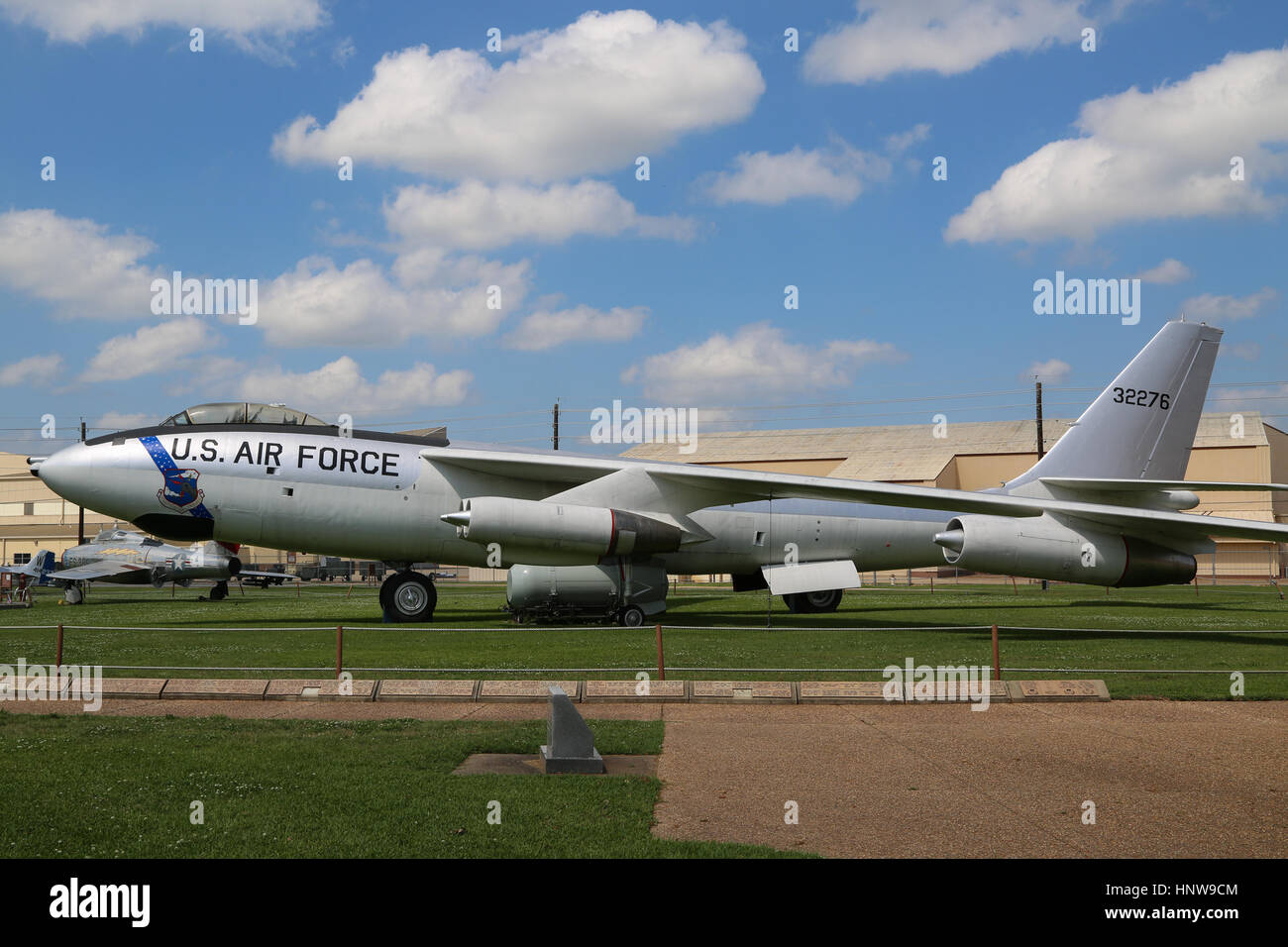 Eine Boeing B-47E strahlgetriebene auf dem Display an der Barksdale Global Power Museum, auf Barksdale AFB, Louisiana Stockfoto