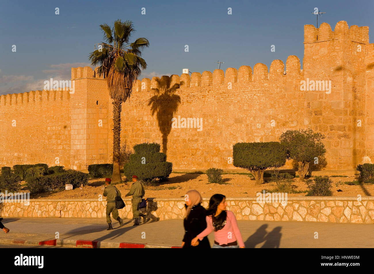 Tunez: Sousse. Mauern der medina Stockfoto