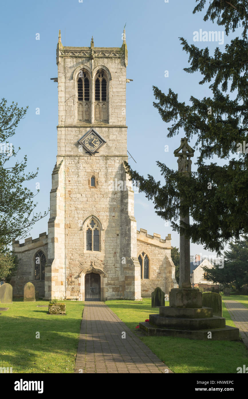 St. Marien Kirche, Sprotbrough, Doncaster, South Yorkshire, England, Vereinigtes Königreich Stockfoto