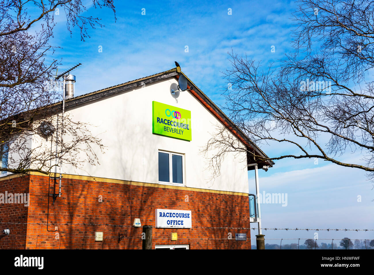 Beverley Racecourse Yorkshire Pferderennen Kurs UK England Pferd Rennstrecken UK Stockfoto