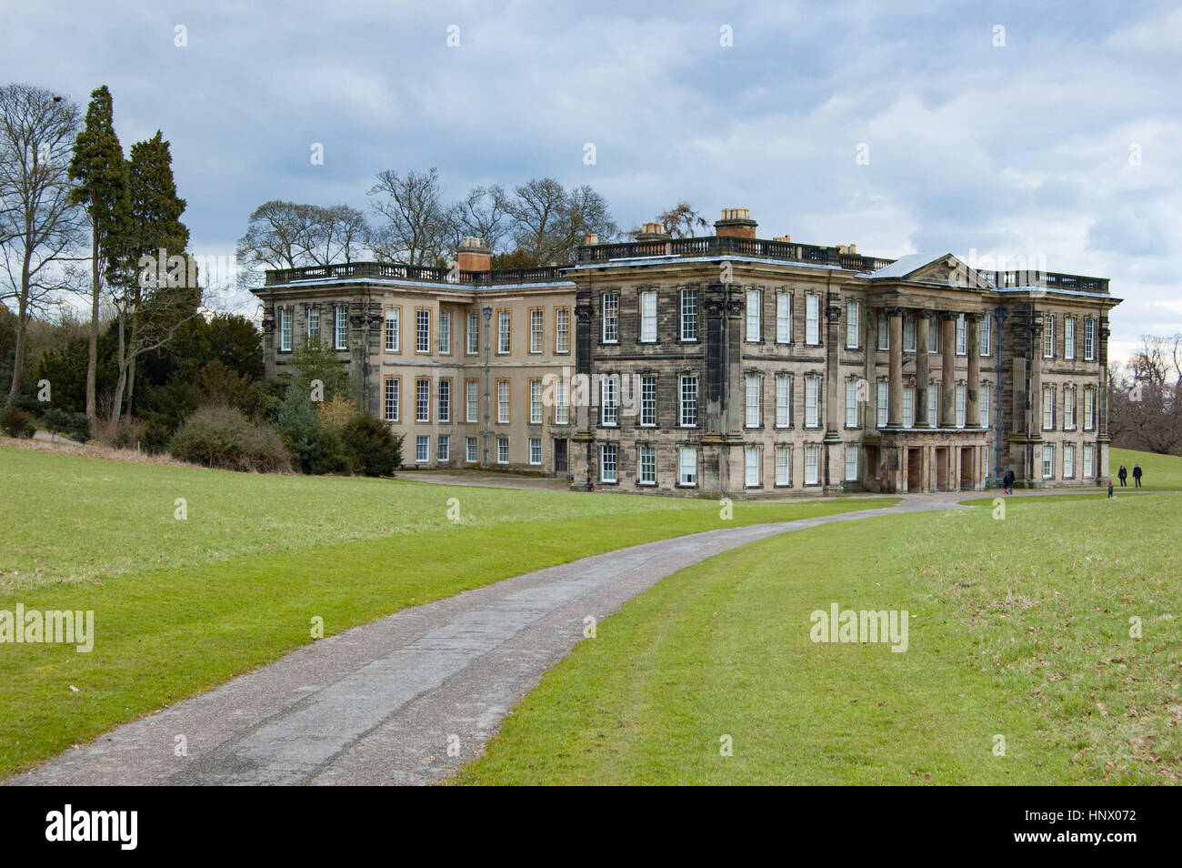 Calke Abbey Herrenhaus Stockfoto