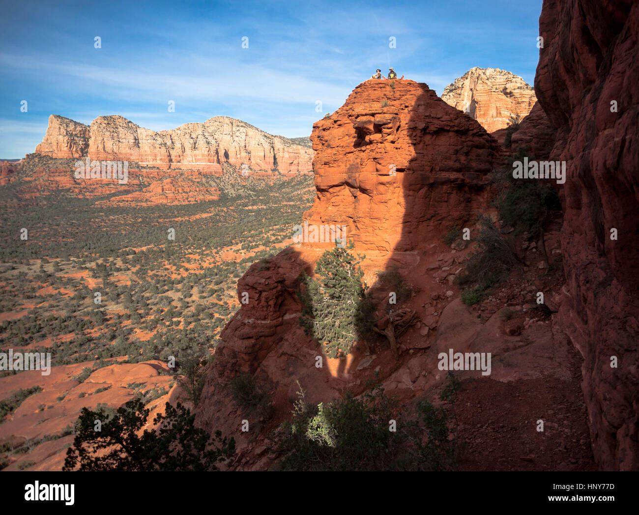 Blick von Bell Rock, Arizona, USA Stockfoto