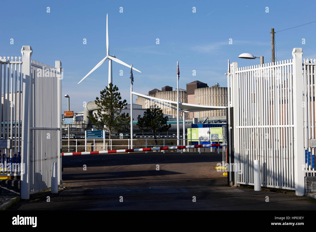 United Utilities Liverpool Abwasserreinigung funktioniert Liverpool uk Stockfoto