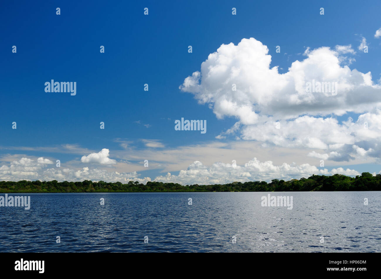 Kolumbien, Landschaft Amazonas. Amazon River. Stockfoto