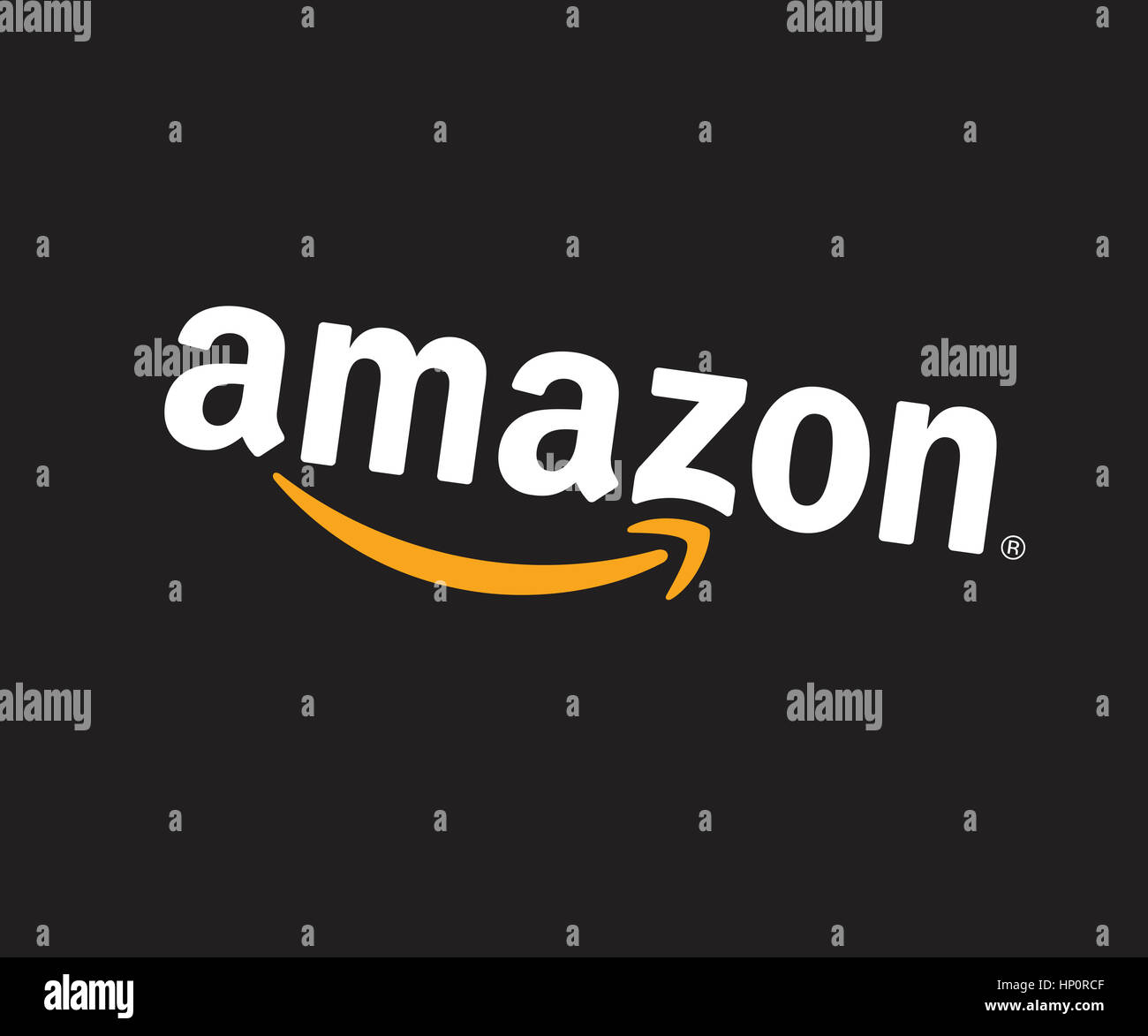 Amazon Logo Schwarzer Grund Stockfotos und -bilder Kaufen - Alamy