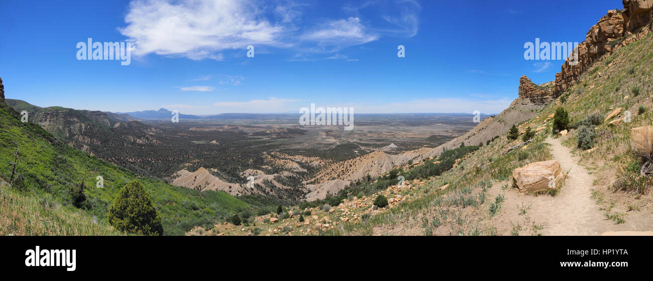 Panorama der Landschaft des Colorado, USA Stockfoto