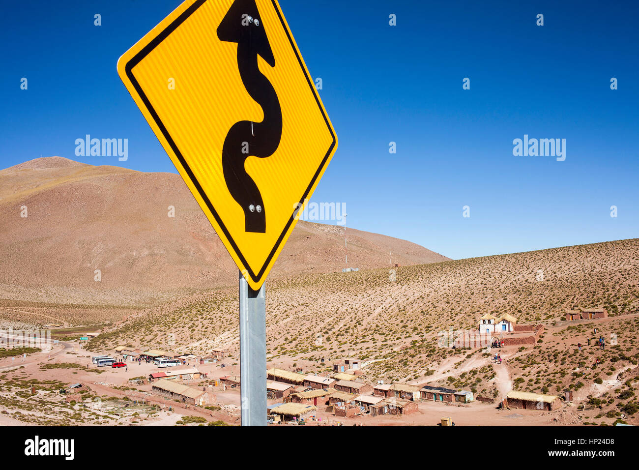 MACHUCA Dorf, Atacama-Wüste. Region de Antofagasta. Chile Stockfoto
