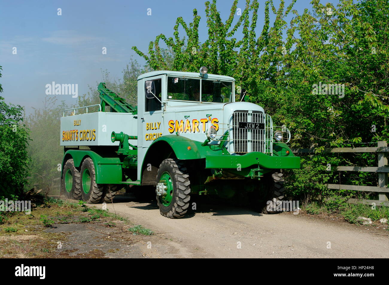 Billy Smarts Zirkus Mack Recovery-Truck Stockfoto