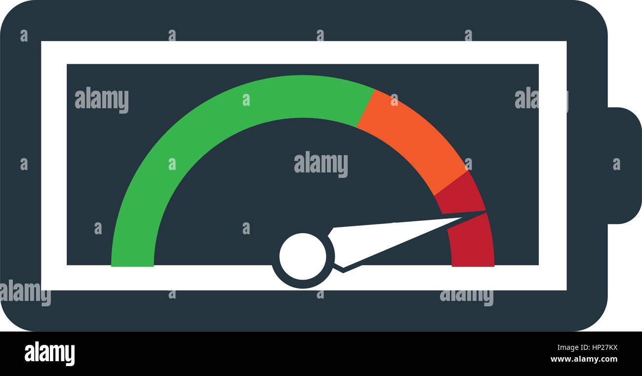 Langlebige Batterie-Logo-Design-Konzept. Stock Vektor