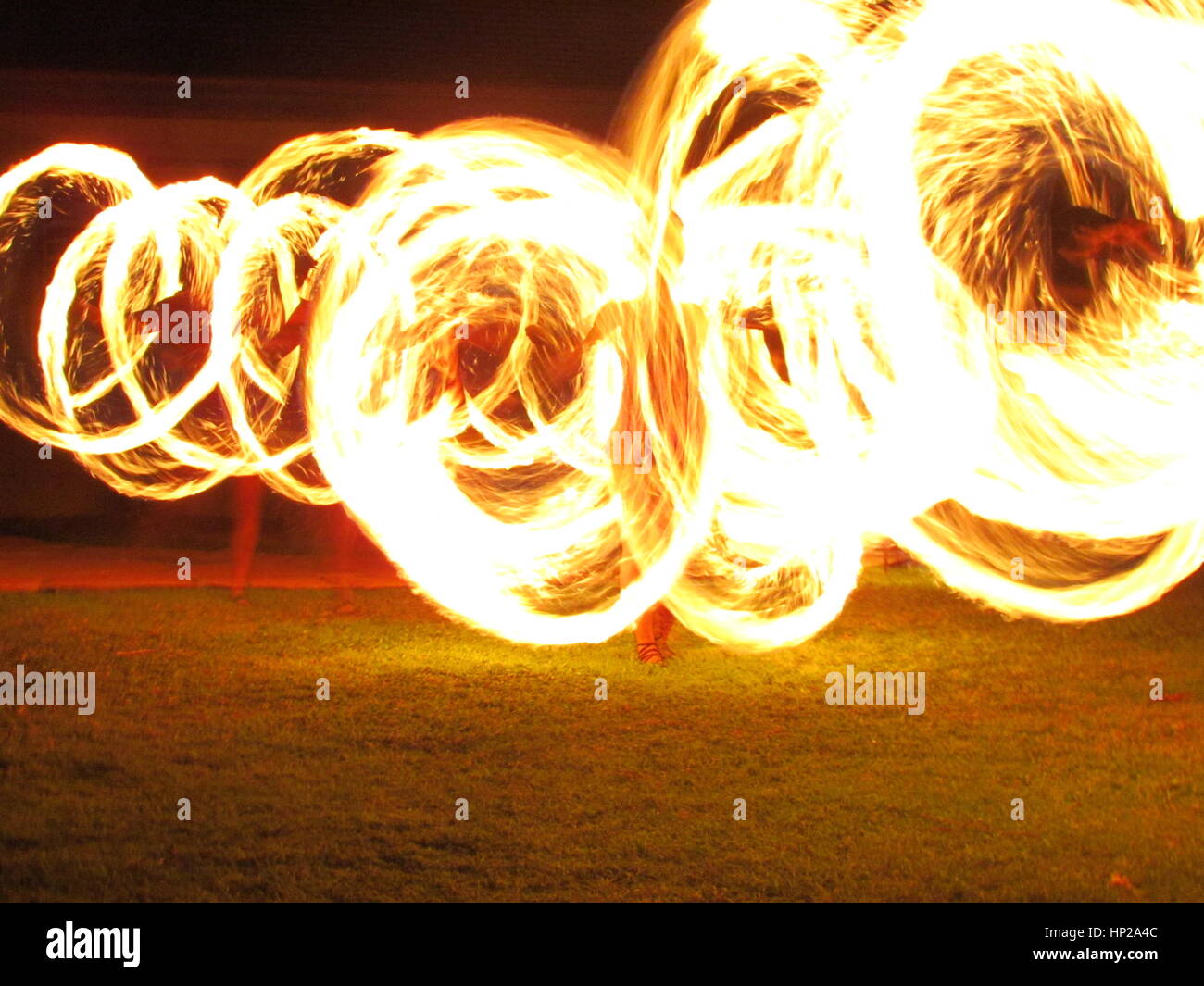 Feuer, Tanz, Kauai, Hawaii Stockfoto