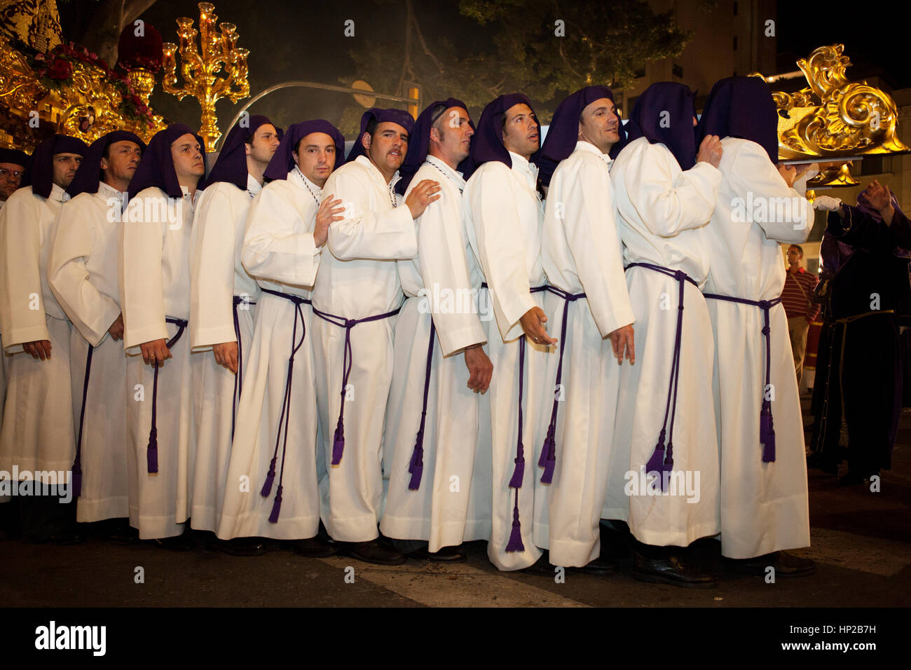 Semana Santa, Osterprozession Stockfoto