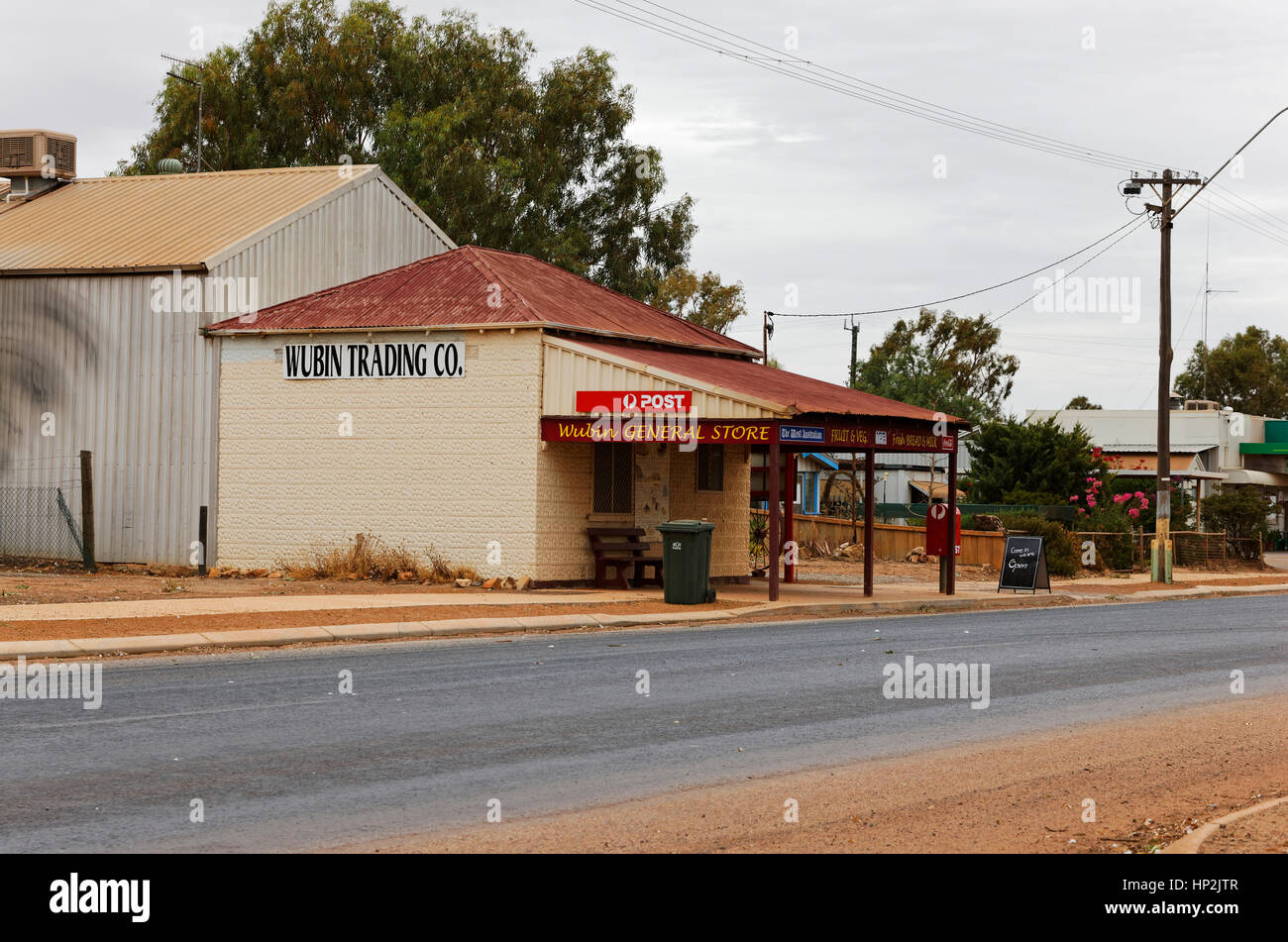 General Store (Shop) in kleinen Weizen Landstadt, Wubin, Western Australia. Stockfoto