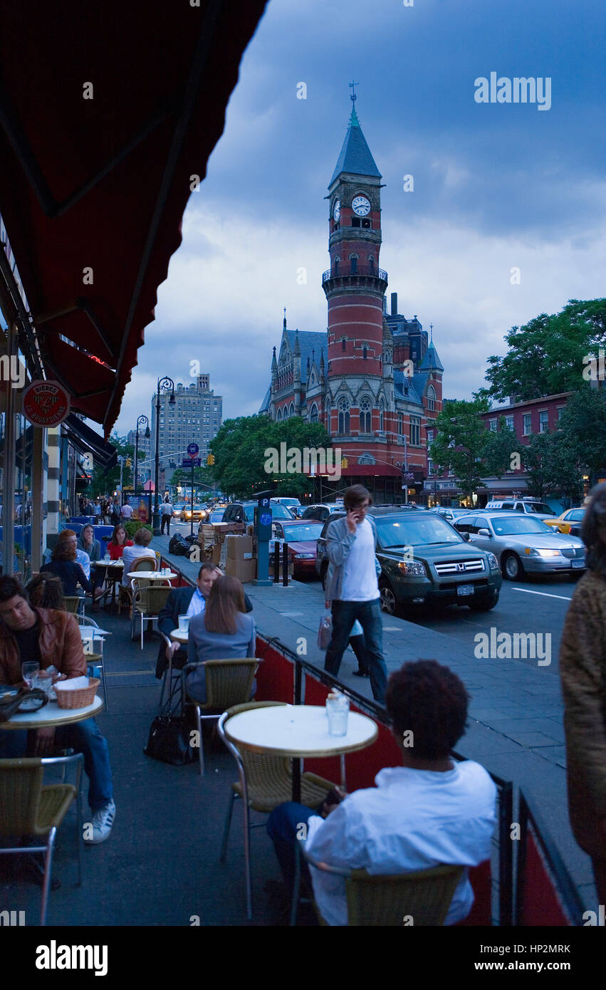Jefferson Market Bibliothek. 425 sechsten Av, New York City, USA Stockfoto