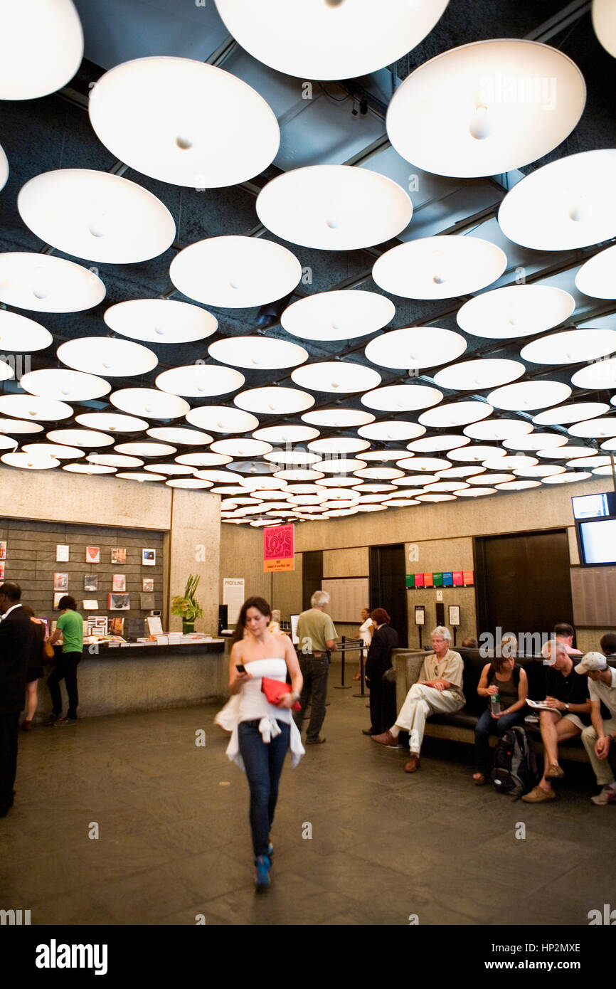 Eintrag des Whitney Museum of American Art, New York City, USA Stockfoto