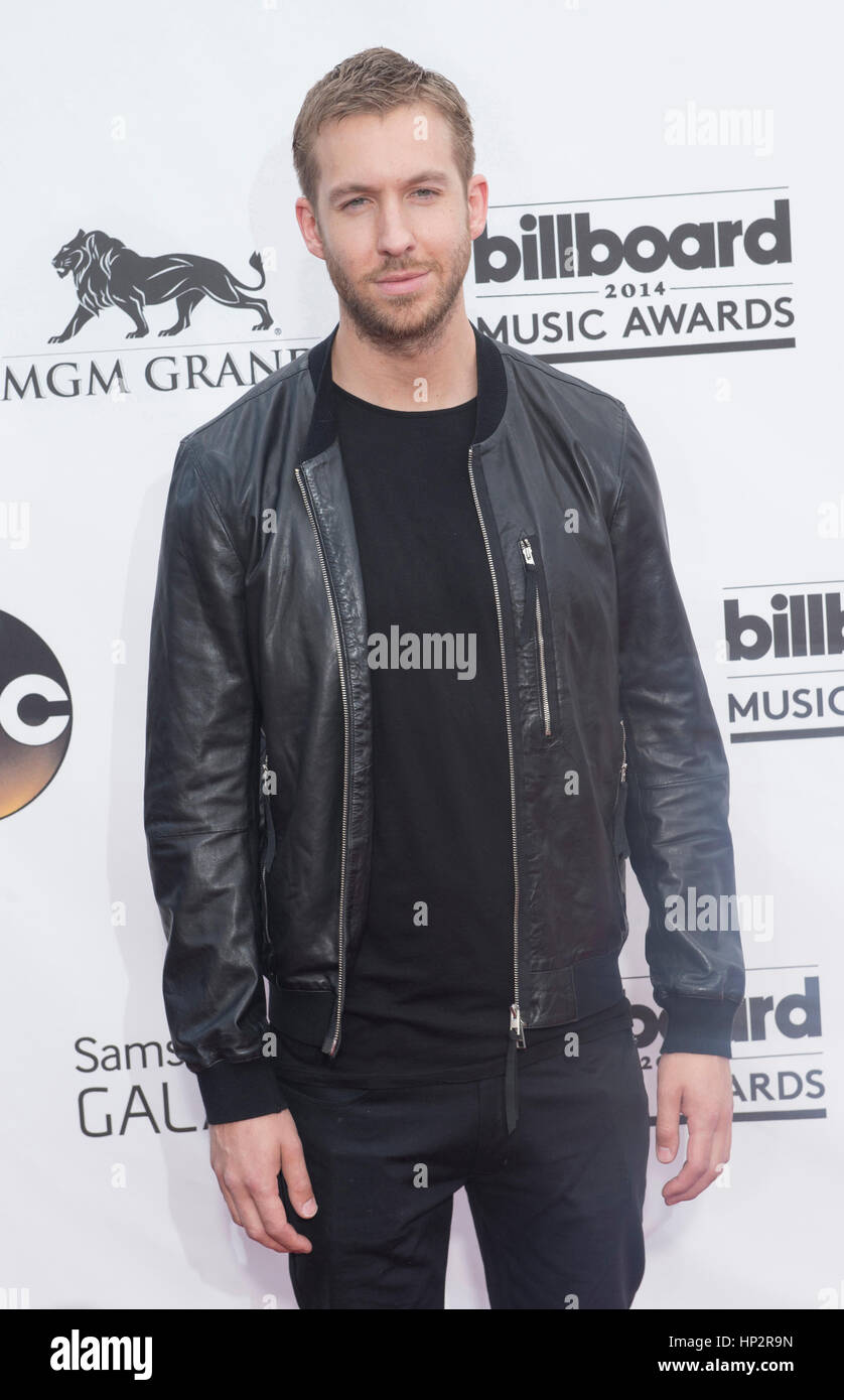 DJ Calvin Harris besuchen den 2014 Billboard Music Awards in der MGM Grand Garden Arena in Las Vegas. Stockfoto