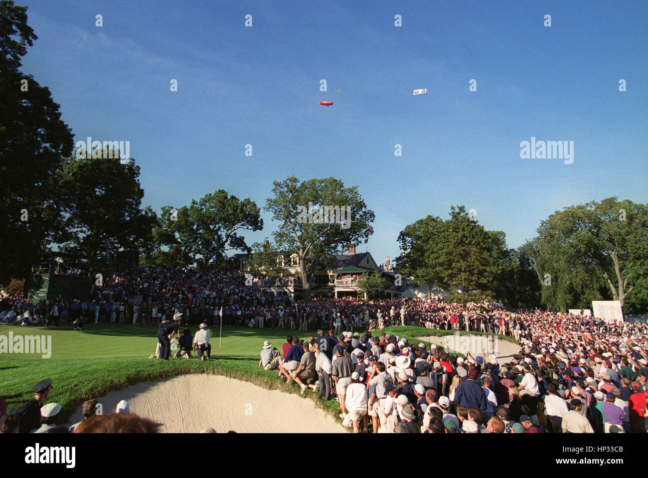18. Grün BROOKLINE CC RYDER CUP BROOKLINE CC USA 26. September 1999 Stockfoto