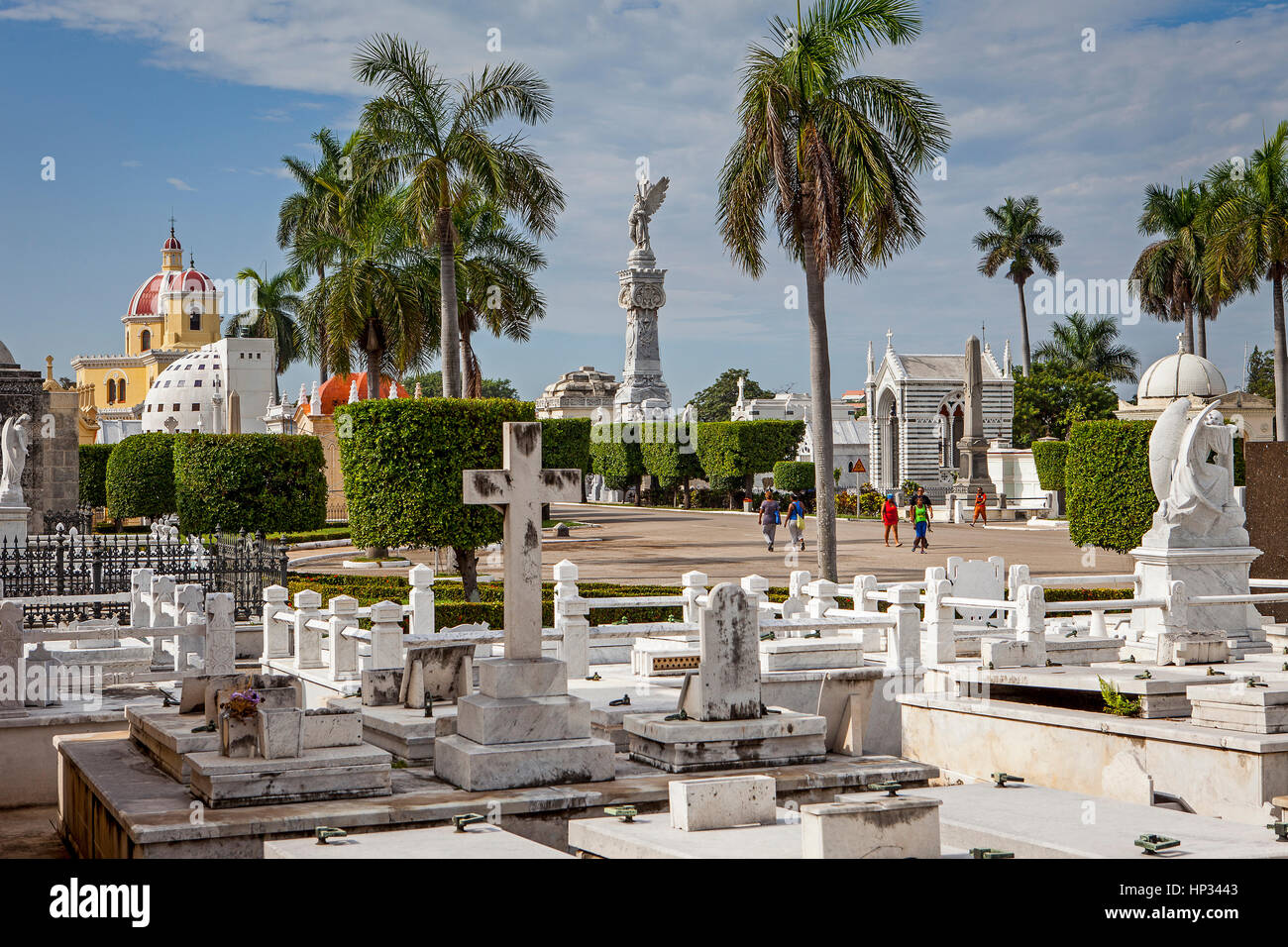 Cementerio Cristobal Colon, Dickdarm Friedhof, La Habana, Kuba Stockfoto