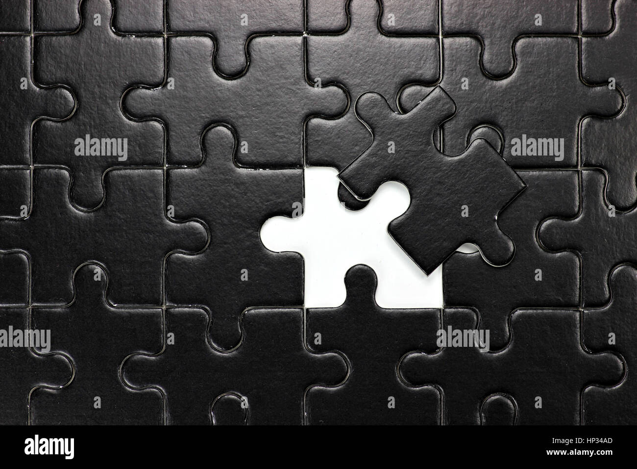 letzte Stück Puzzles Stockfoto