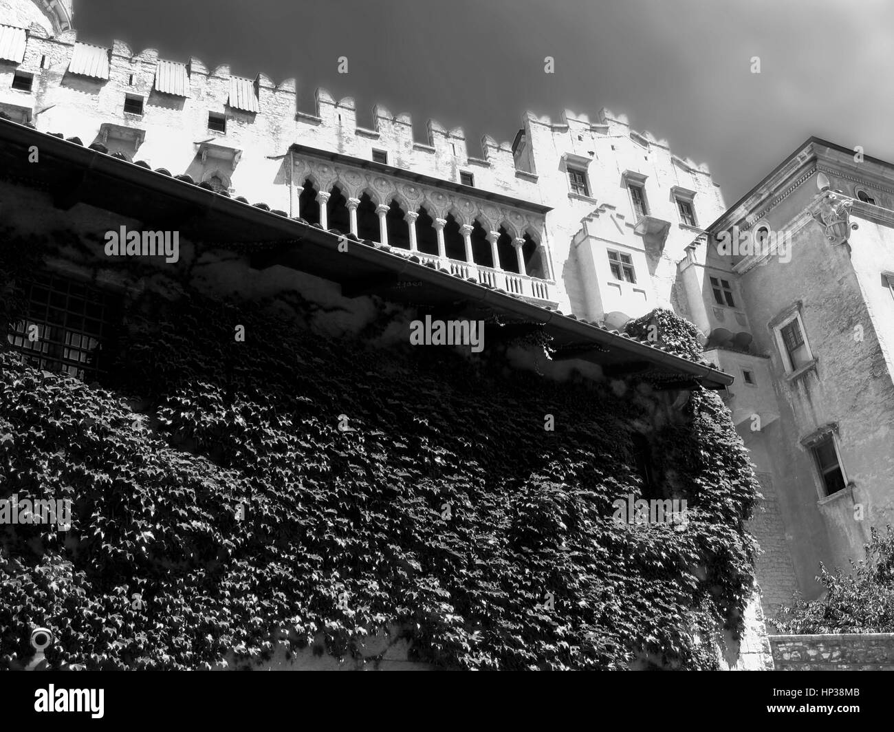 Die Burg von Trento (Italien) Stockfoto