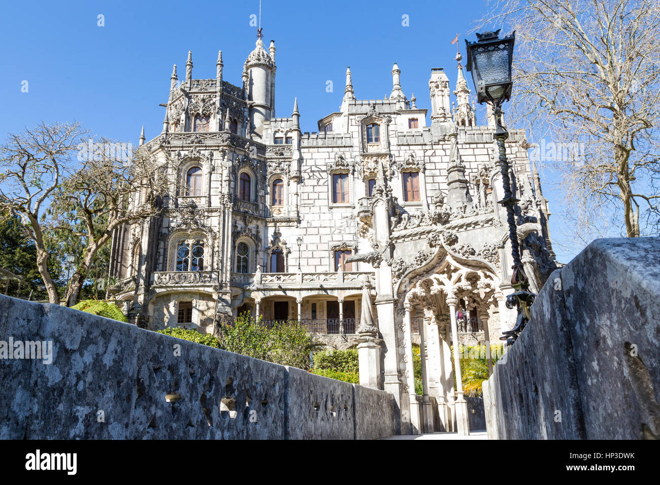 Das Regaleira Palace (Quinta da Regaleira) in Sintra, Portugal Stockfoto