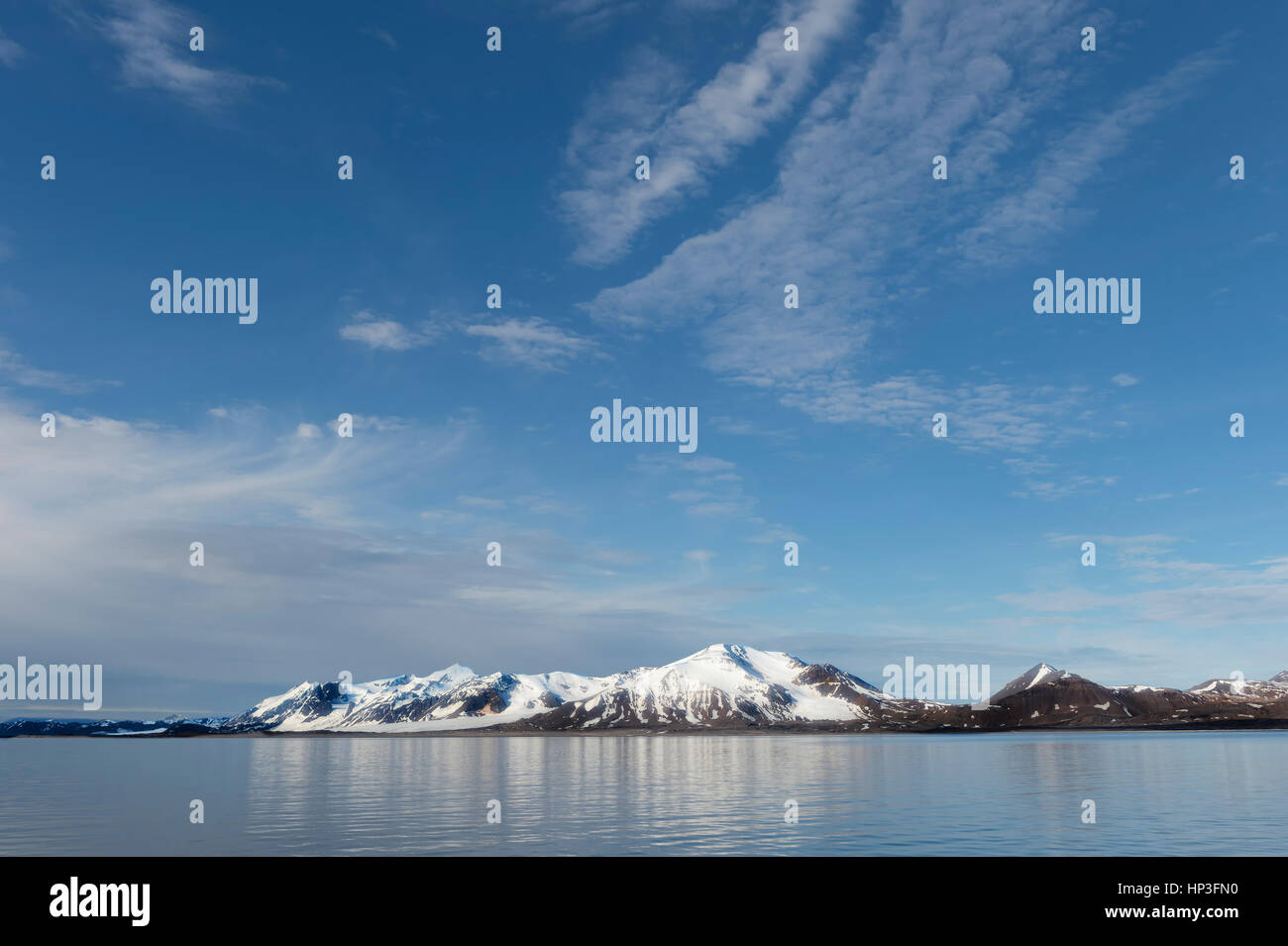 Forlandsundet, Insel Spitzbergen, Svalbard-Archipel, Norwegen, Europa Stockfoto