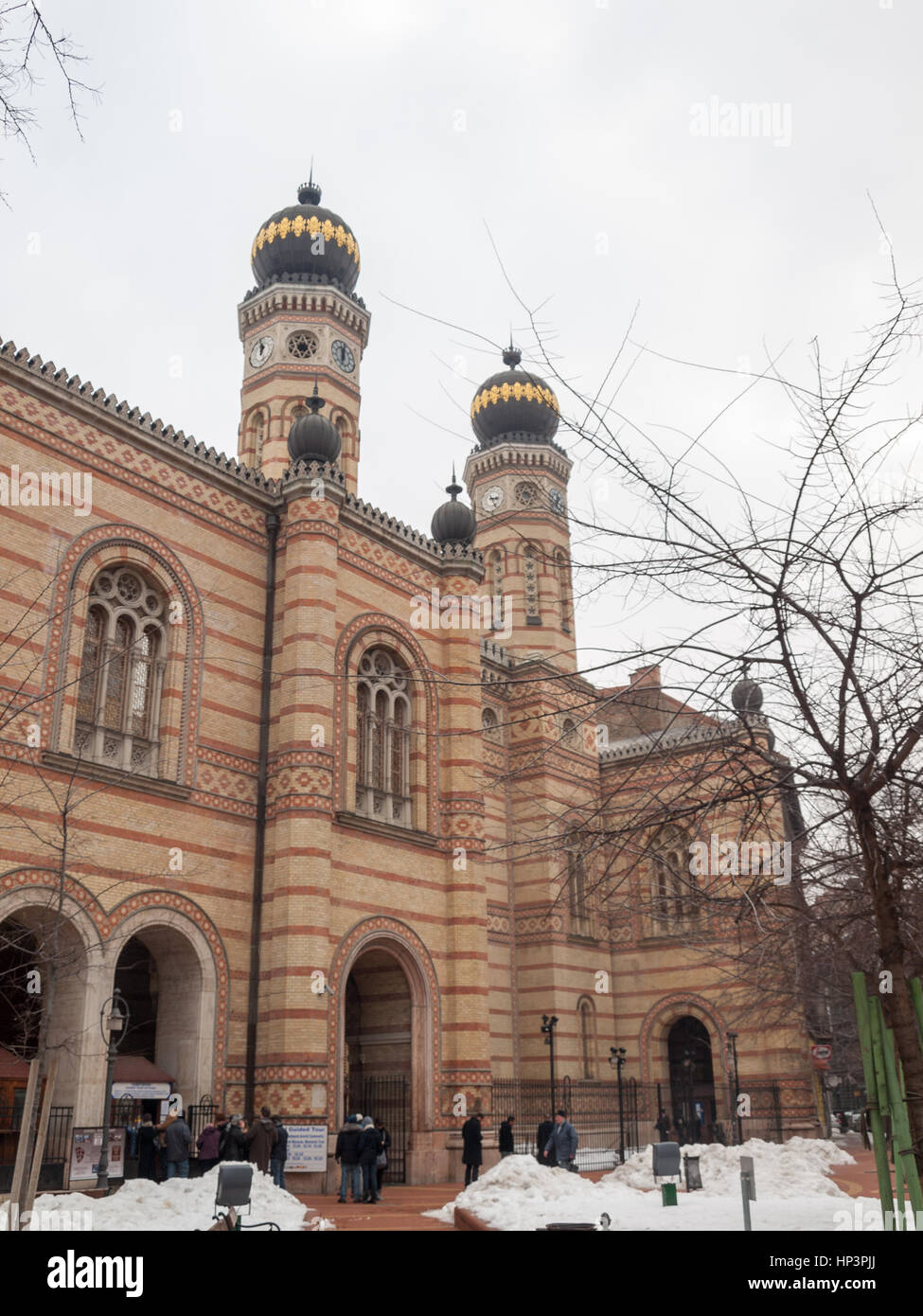 Synagoge In Der Dohány Straße, Budapest Stockfoto