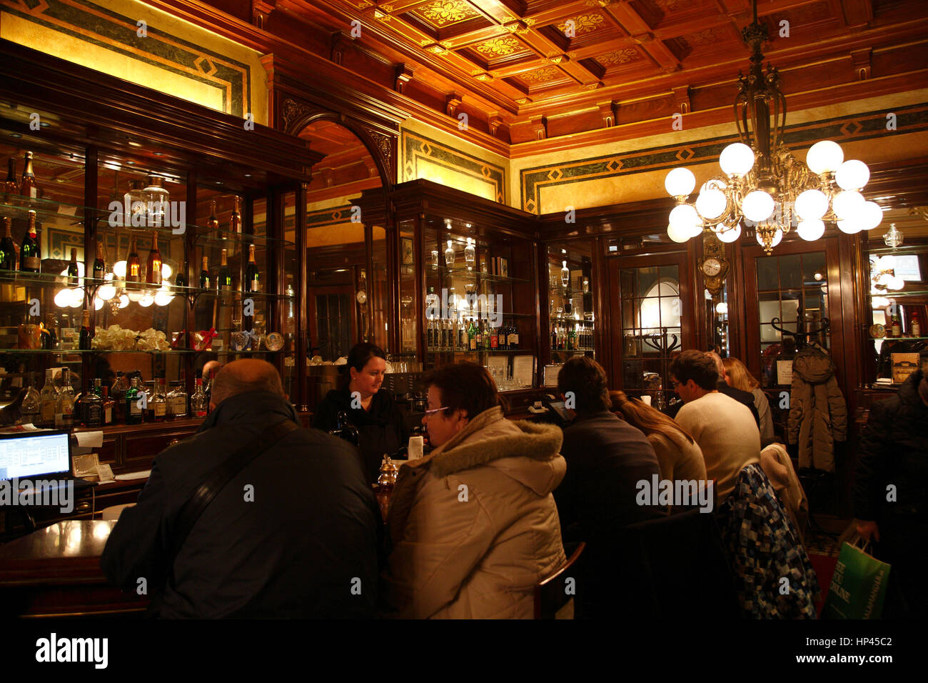 Cafe & Hofzuckerbäckerei DEMEL, Wien, Austria, Europe Stockfoto