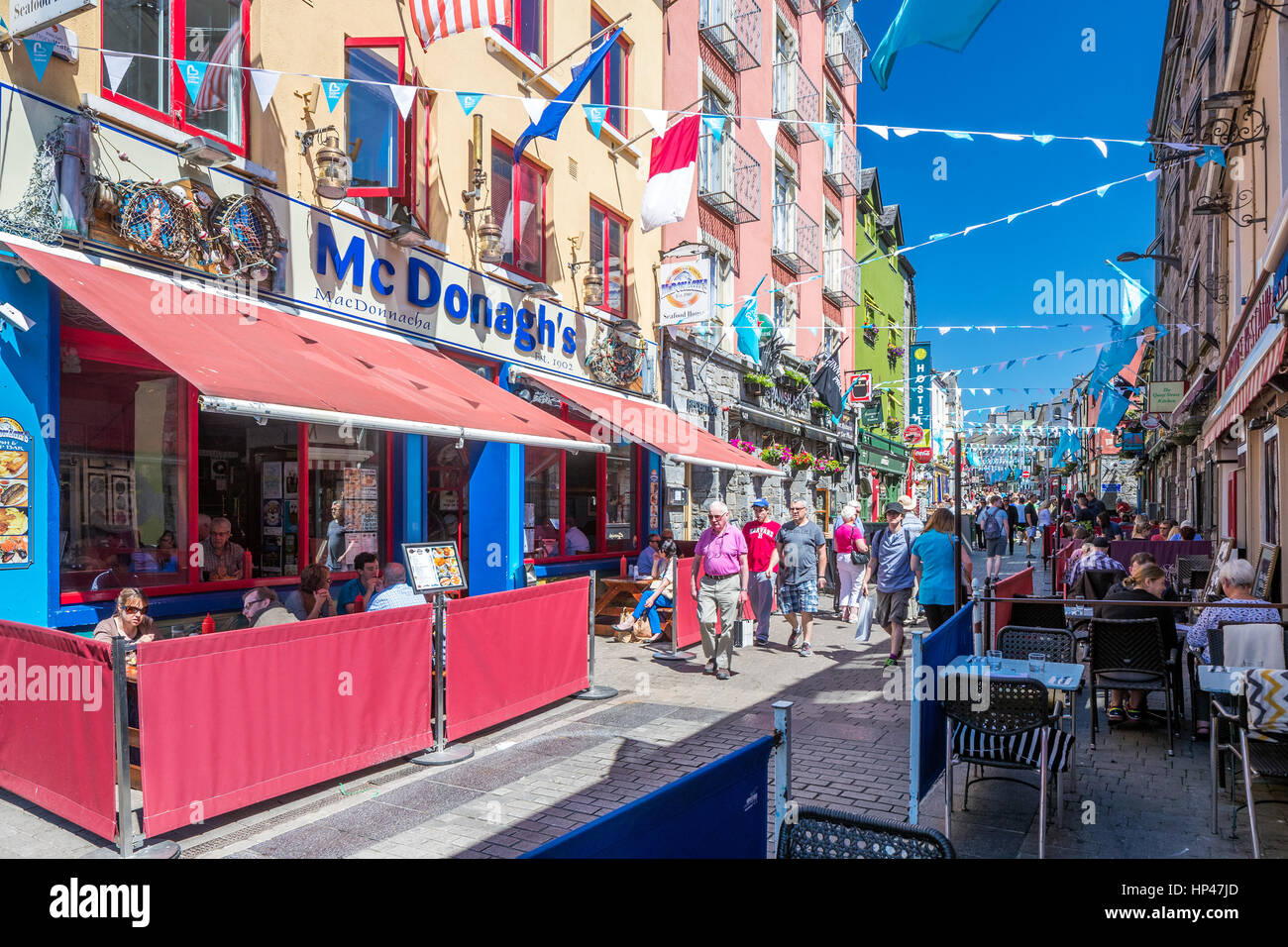 Galway, County Galway, Irland, Europa. Stockfoto