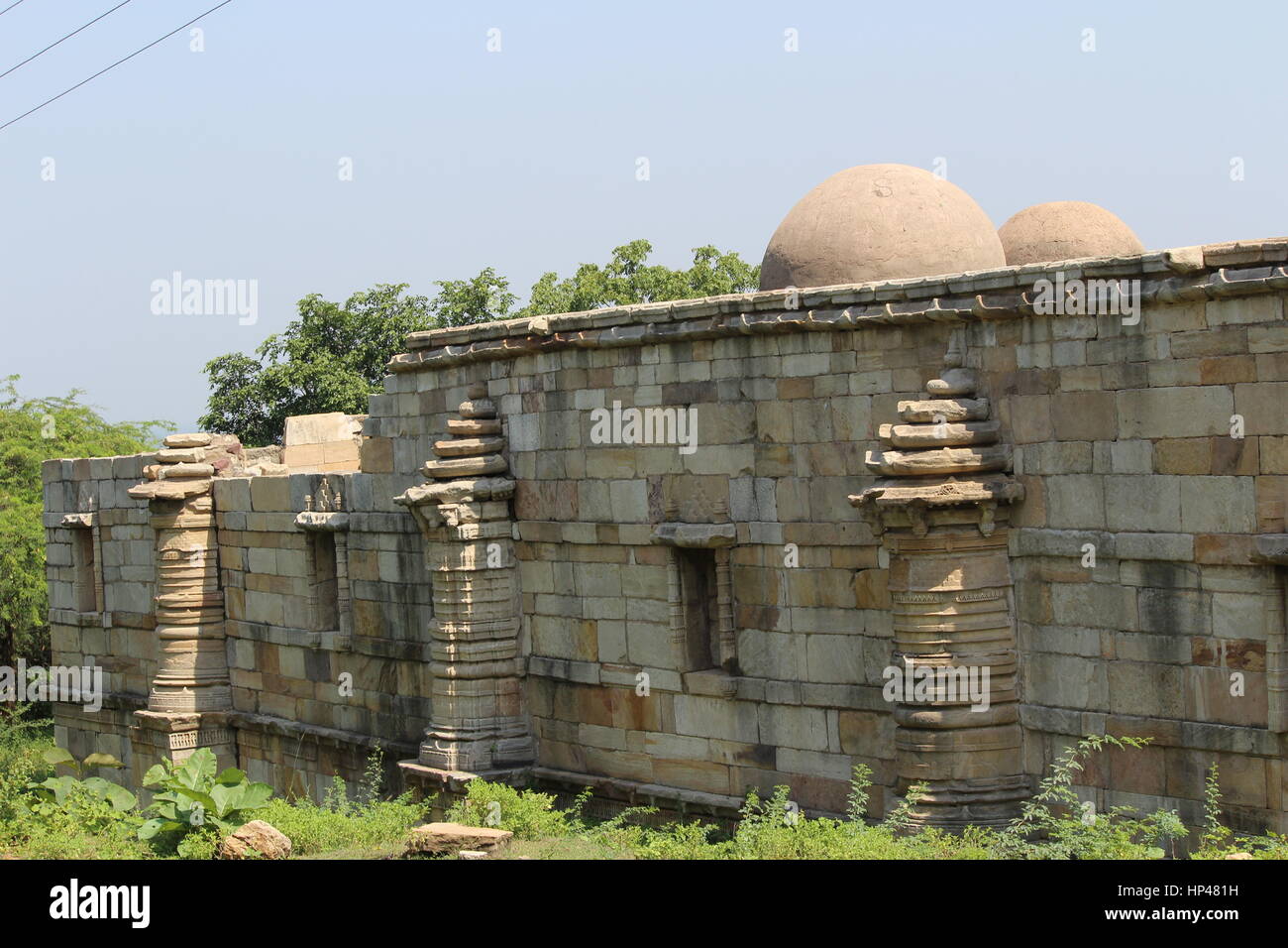 indische alten Palast im Außenbereich Stockfoto