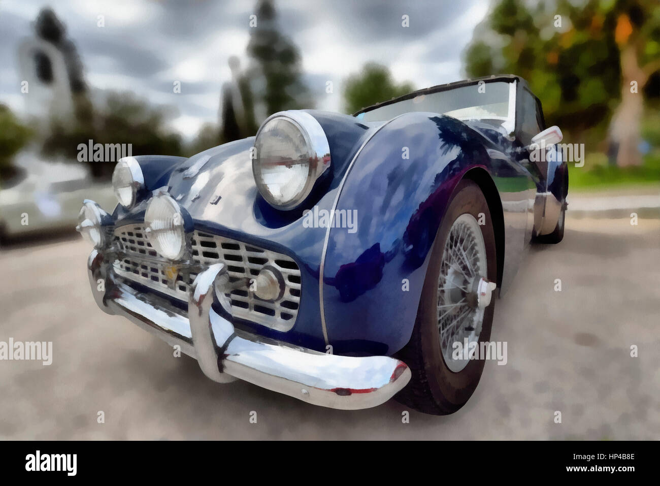 1962 Triumph TR3 Stockfoto