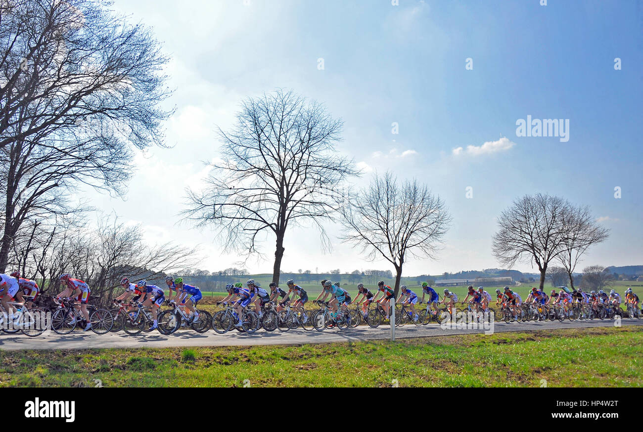 CYCLISME GRAND PRIX AUTOPOLIS DIPPACH. Dimanche 25 Mars 2012. FOTO/NICOLAS BOUVY Stockfoto