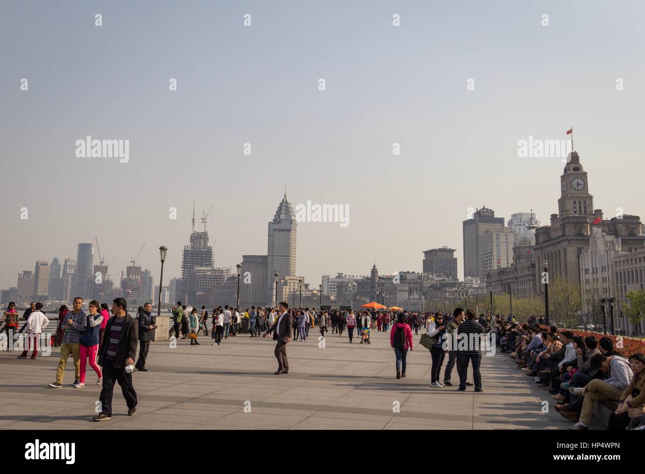 Shanghai, China - Shanghai 4. April 2014 die größte Stadt in China, Asien und der Welt. Stockfoto