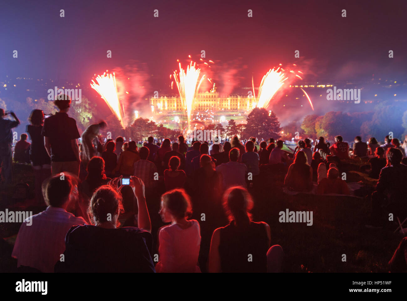 Wien, Wien, Schloss Schönbrunn; "Konzert für Europa" mit den Wiener Philharmonikern, 13., Wien, Österreich Stockfoto