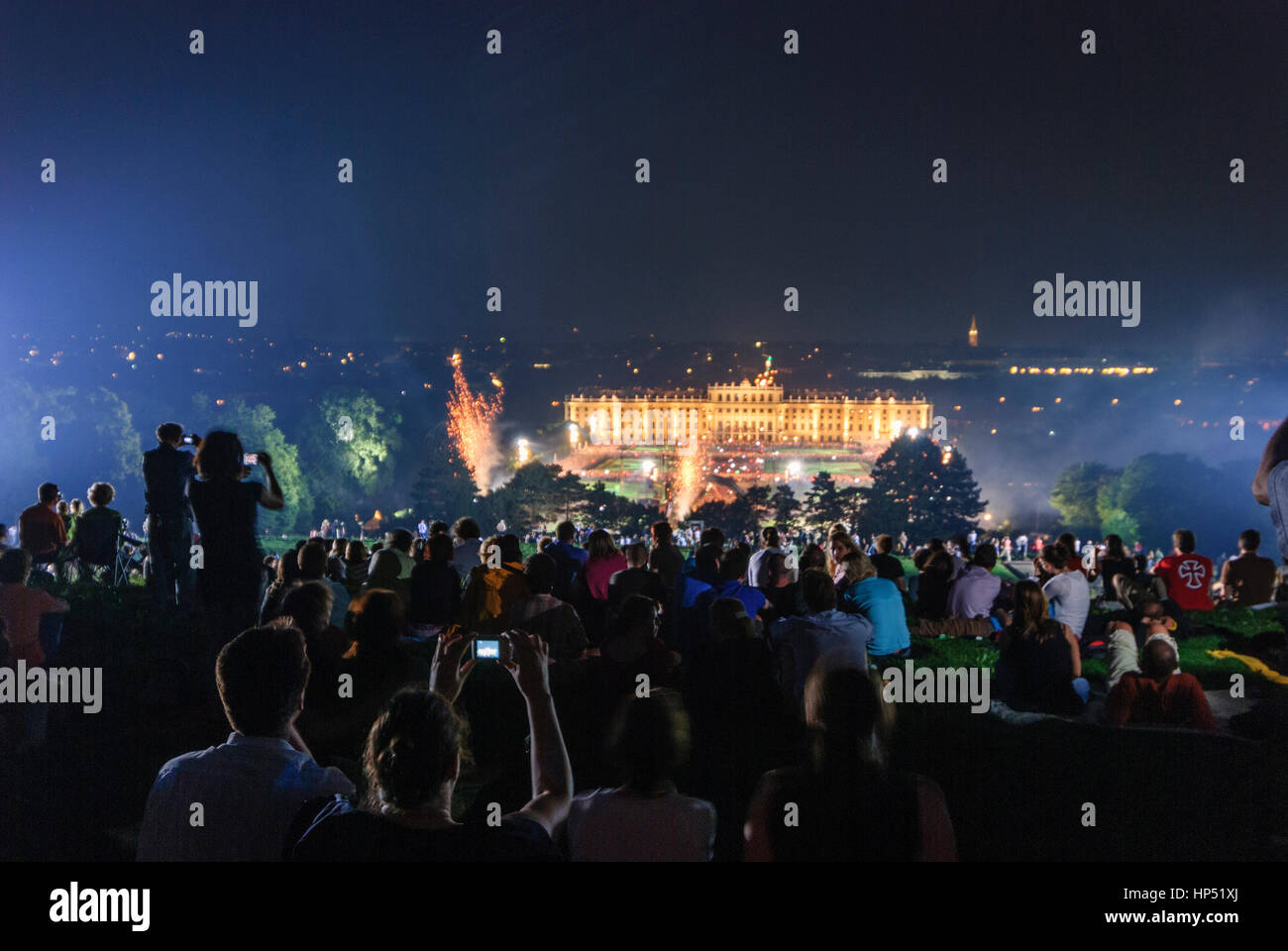 Wien, Wien, Schloss Schönbrunn; "Konzert für Europa" mit den Wiener Philharmonikern, 13., Wien, Österreich Stockfoto