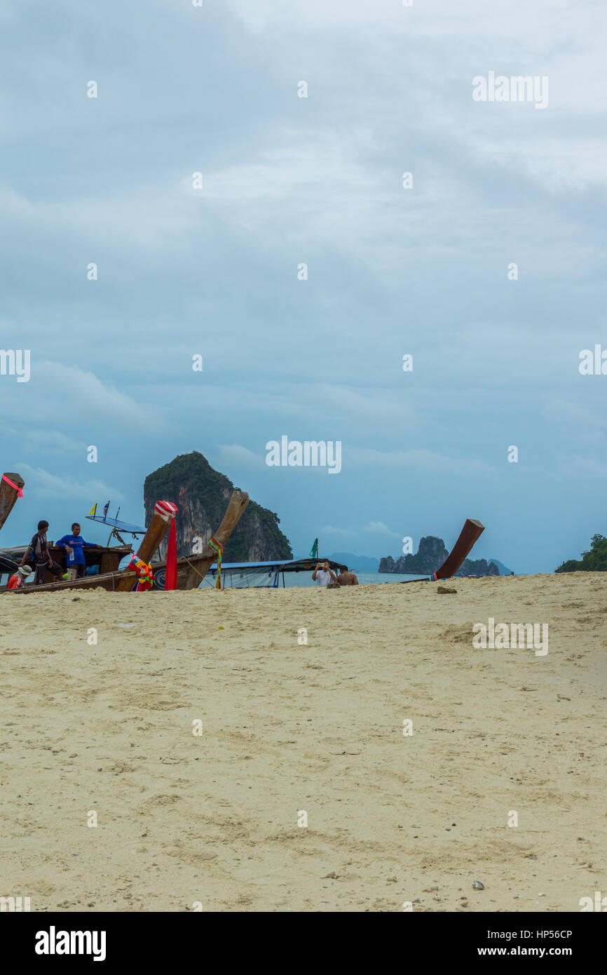 Strand in Kho Phi Phi, thailand Stockfoto