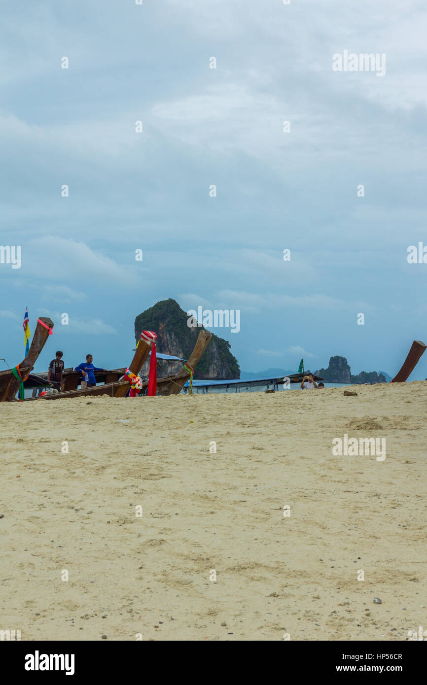 Strand in Kho Phi Phi, thailand Stockfoto