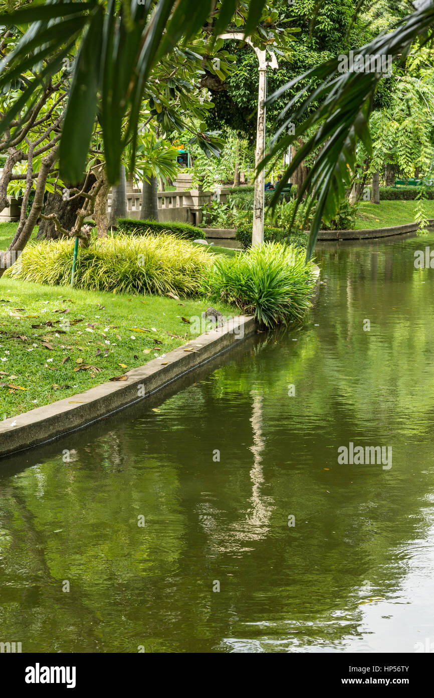 Dragon in einem Park in Bangkok, Thailand Stockfoto