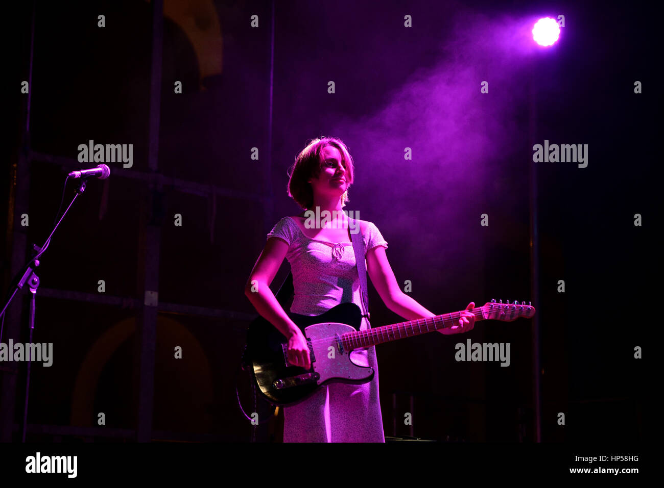 BARCELONA - SEP 18: Trauern (Band) in Konzert im BAM Festival am 18. September 2015 in Barcelona, Spanien. Stockfoto