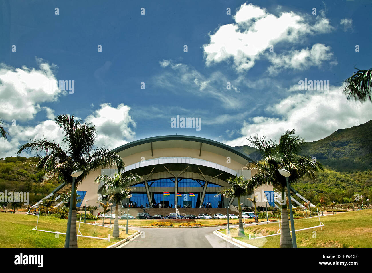 Kongresscenter in Port Louis, Mauritius, Kongresszentrum Stockfoto