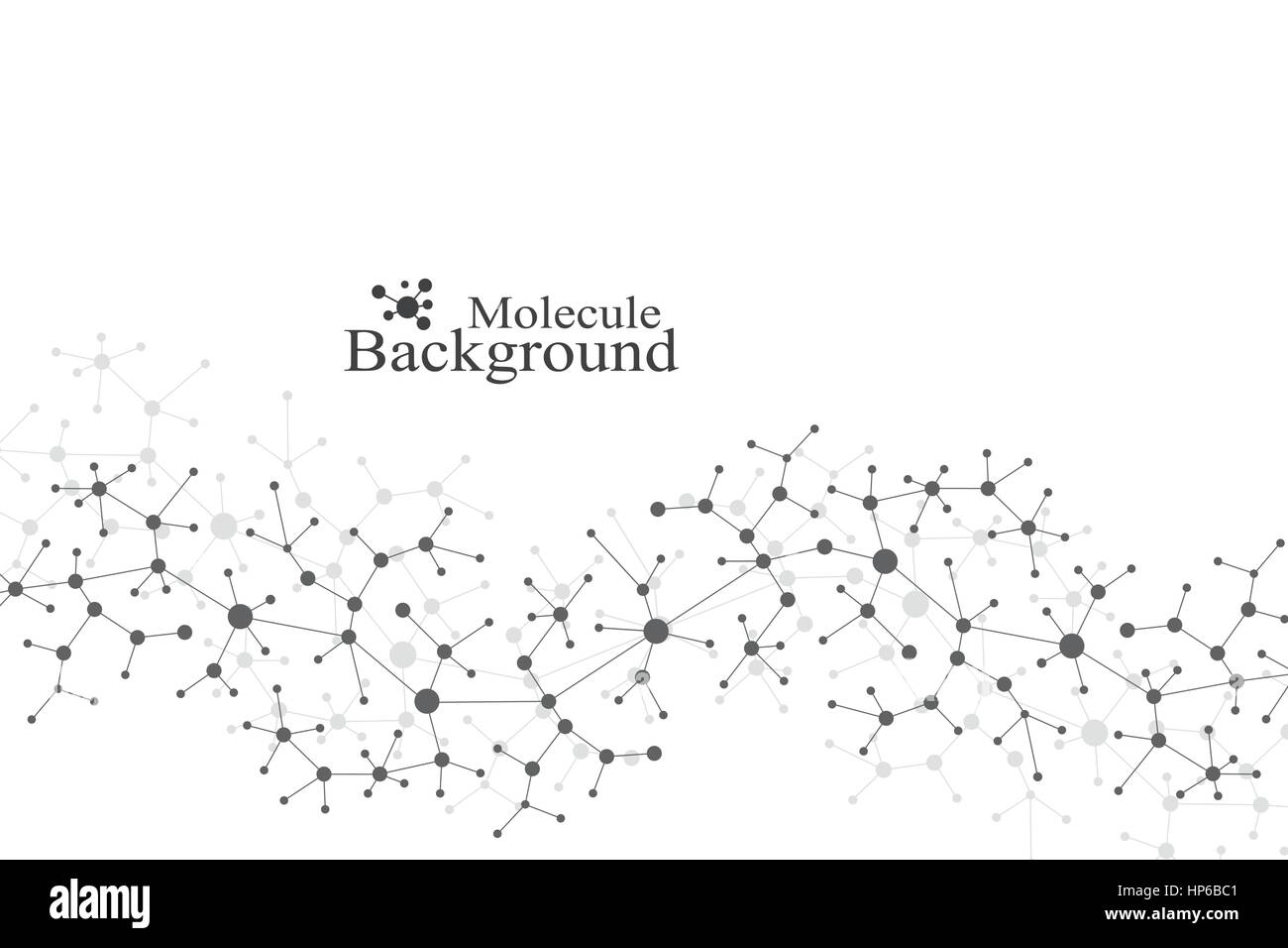 Wissenschaftliche Chemie Muster. Struktur-Molekül DNA-Forschung als Konzept. Wissenschaft und Technik-Hintergrund-Kommunikation. Medizinischen wissenschaftlichen Hintergrund für Ihr Design. Vektor-Illustration. Stock Vektor